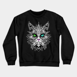 Bright eyed cat Crewneck Sweatshirt